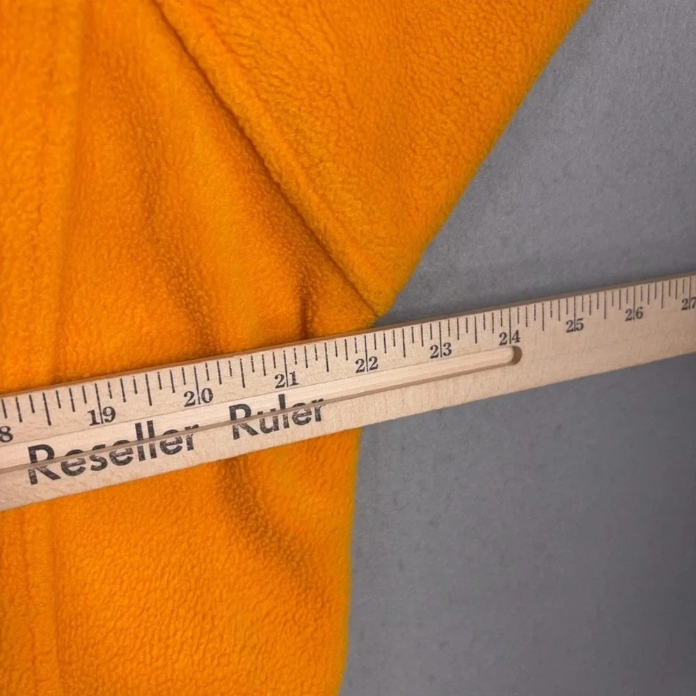 Columbia Fleece Jacket Womens Small Orange Colorblock Full Zip Outdoor Gorpcore
